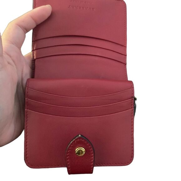 BURBERRY Finsbury Wallet Horseferry Check Canvas and Leather - Picture 9 of 14